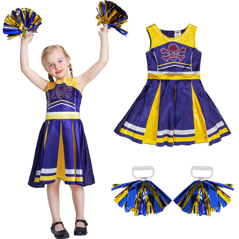 Cheerleader Skeleton Costume