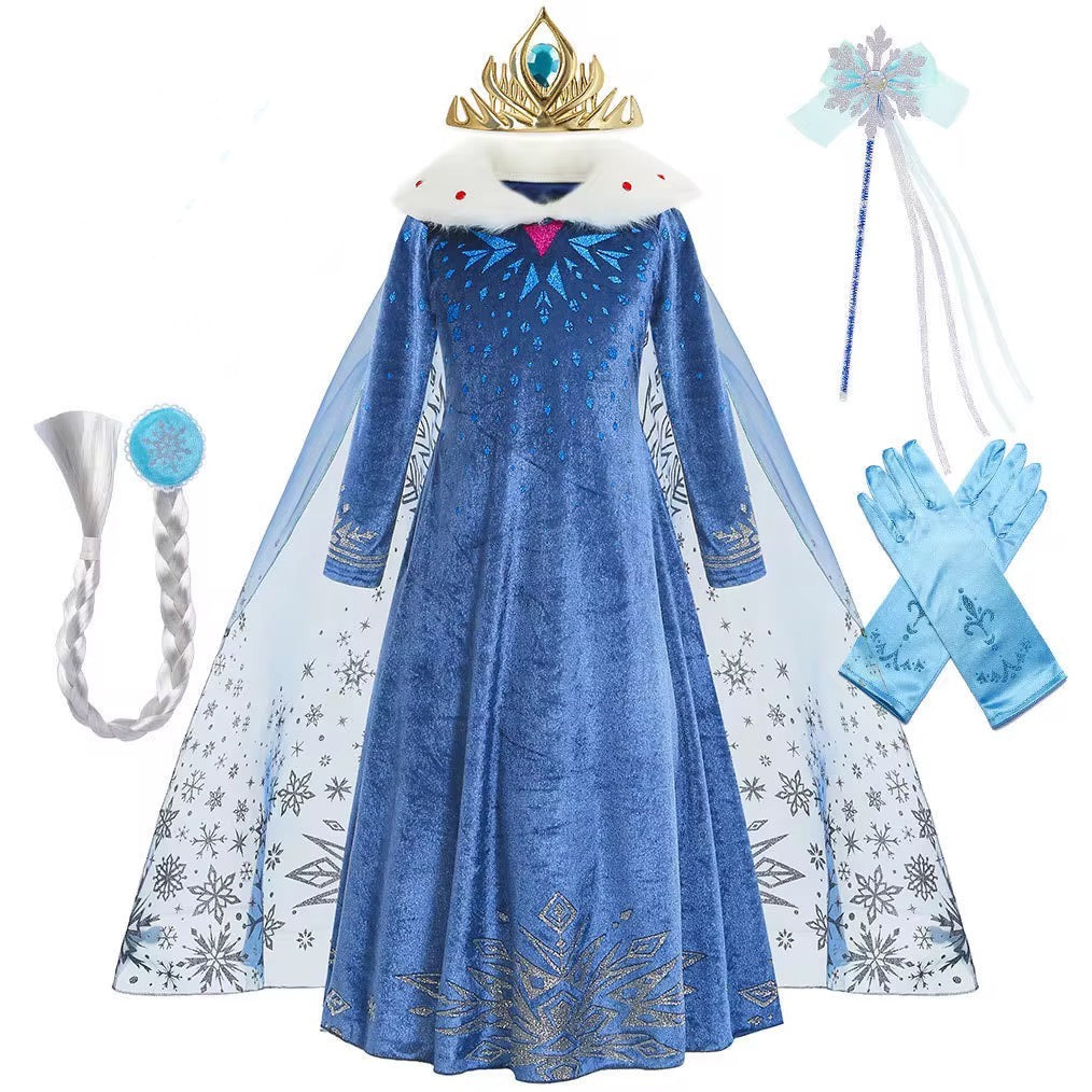 Princess Elsa Snow Queen Dress