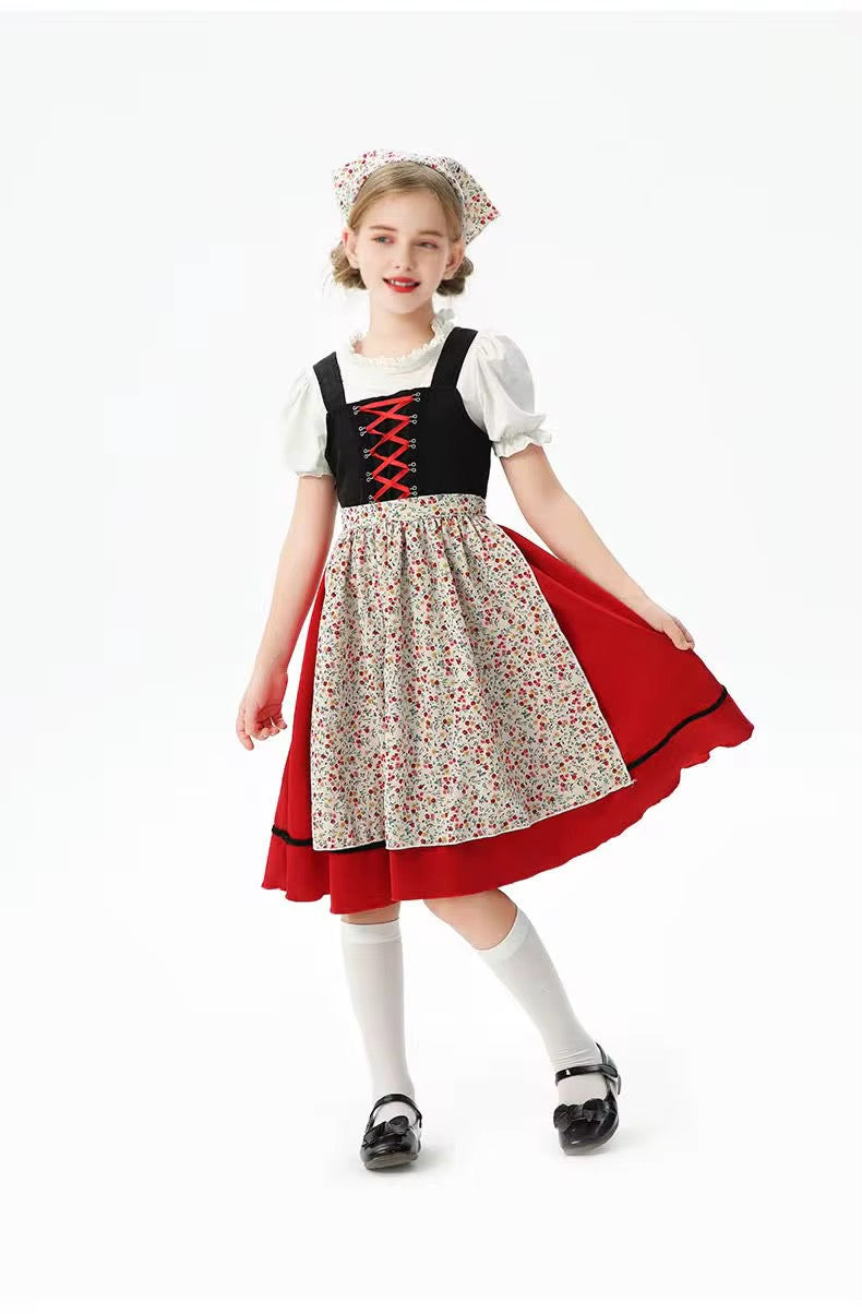 European Farm Girl French Dress