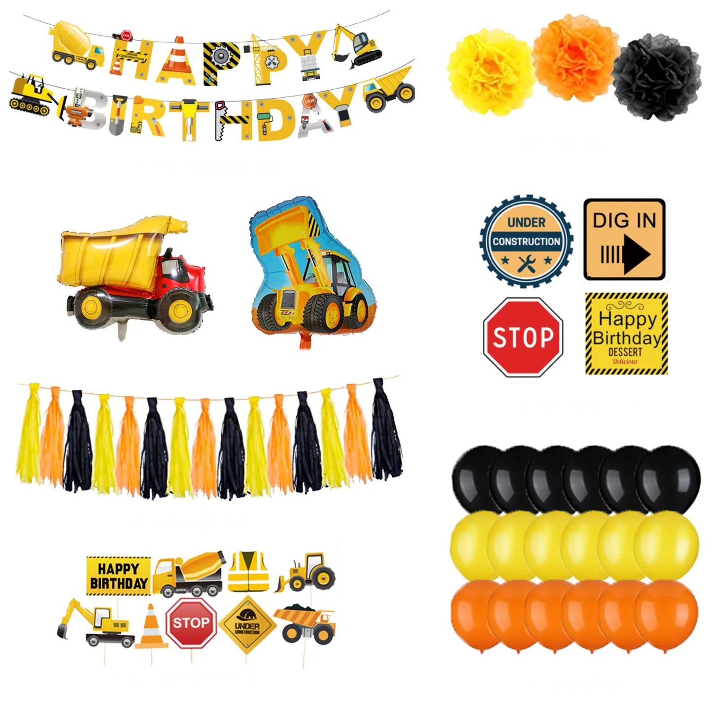 Construction Birthday Set