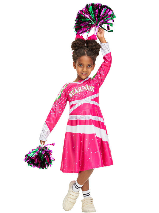 Girls Pink Cheerleader Costume