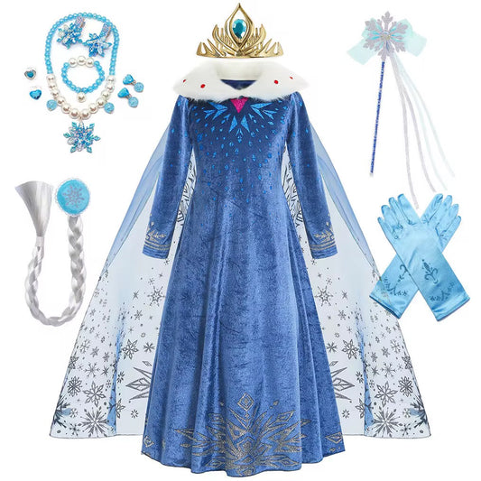 Princess Elsa Snow Queen Dress