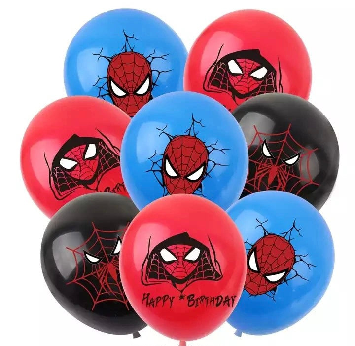 Spiderman Birthday Set