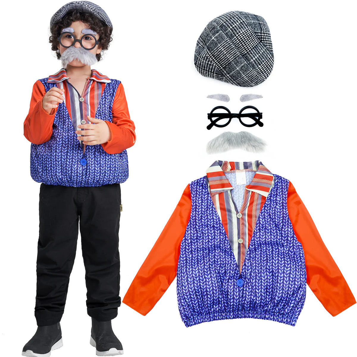 Old Man Grandpa Costume
