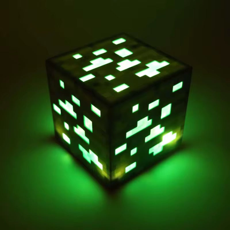 Minecraft Pixel Ore Lamp
