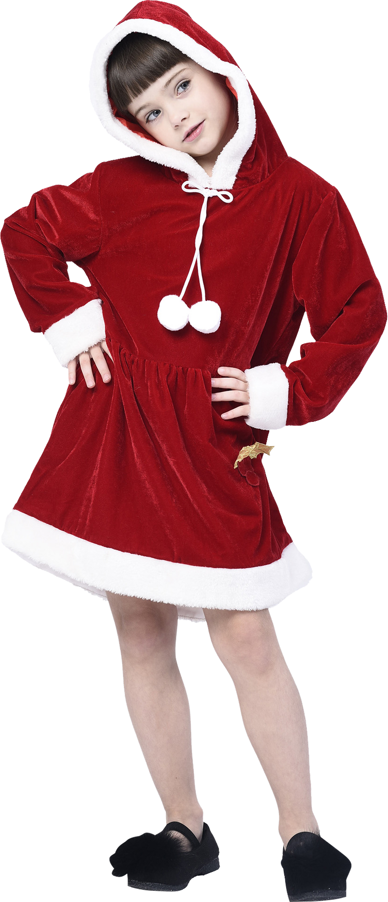 Girls Christmas Santa Dress