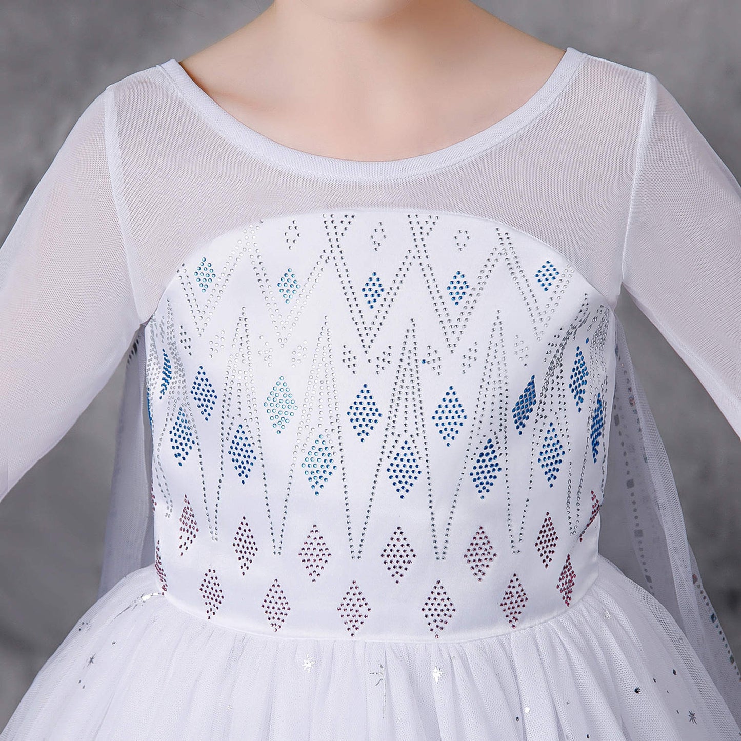 Princess Elsa White Dress