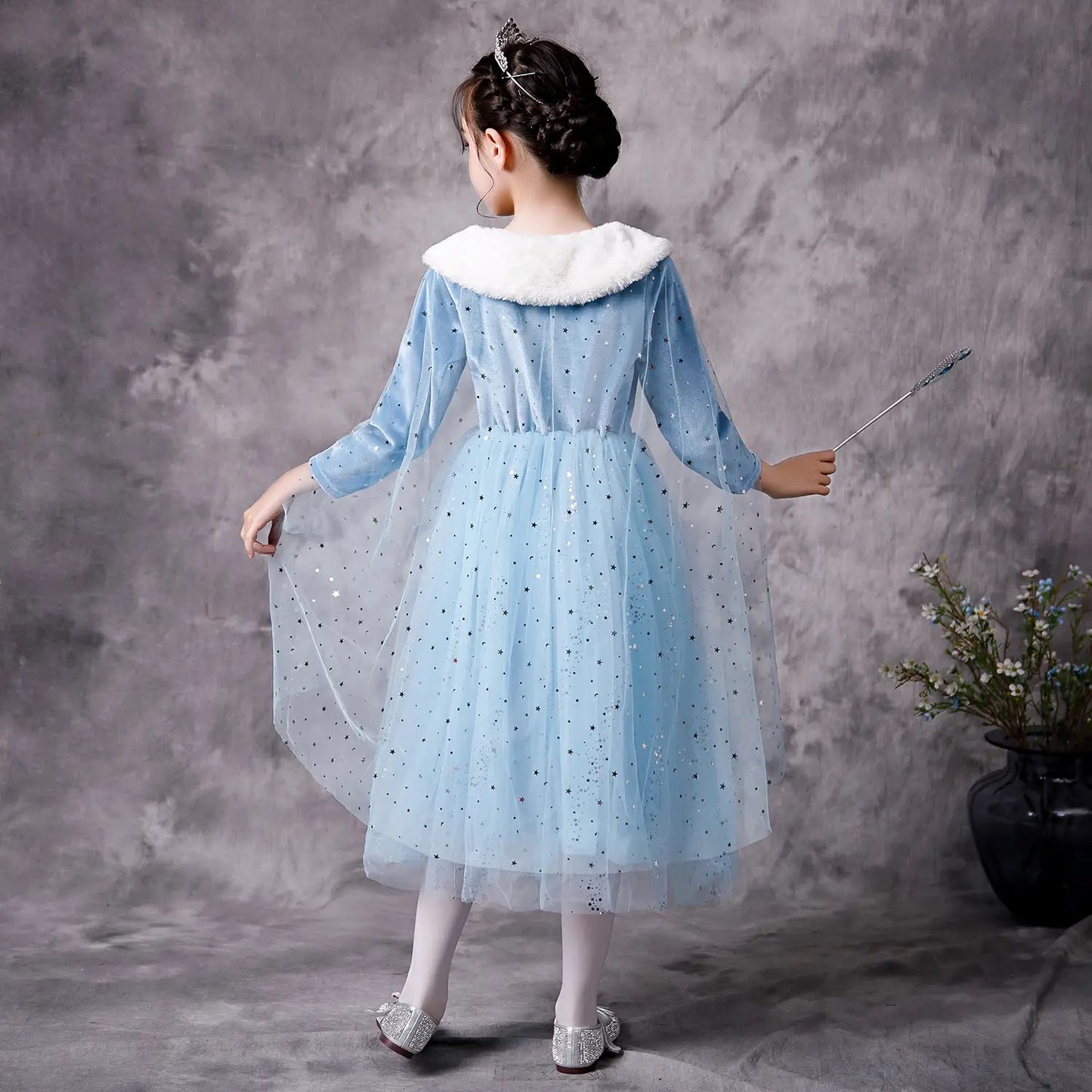 Princess Elsa Winter Dress