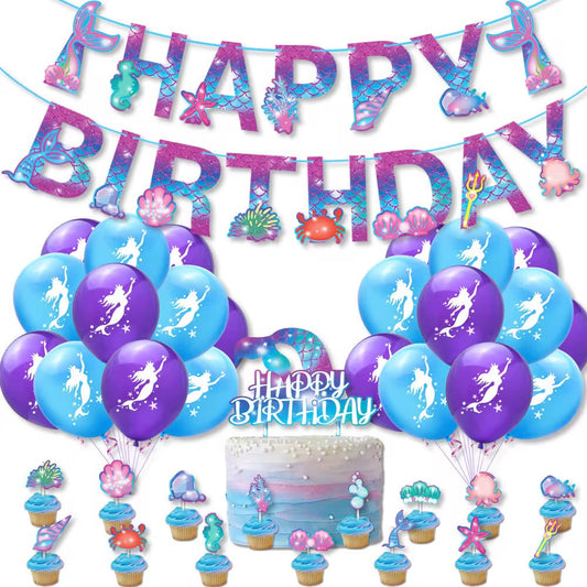 Mermaid Birthday Set