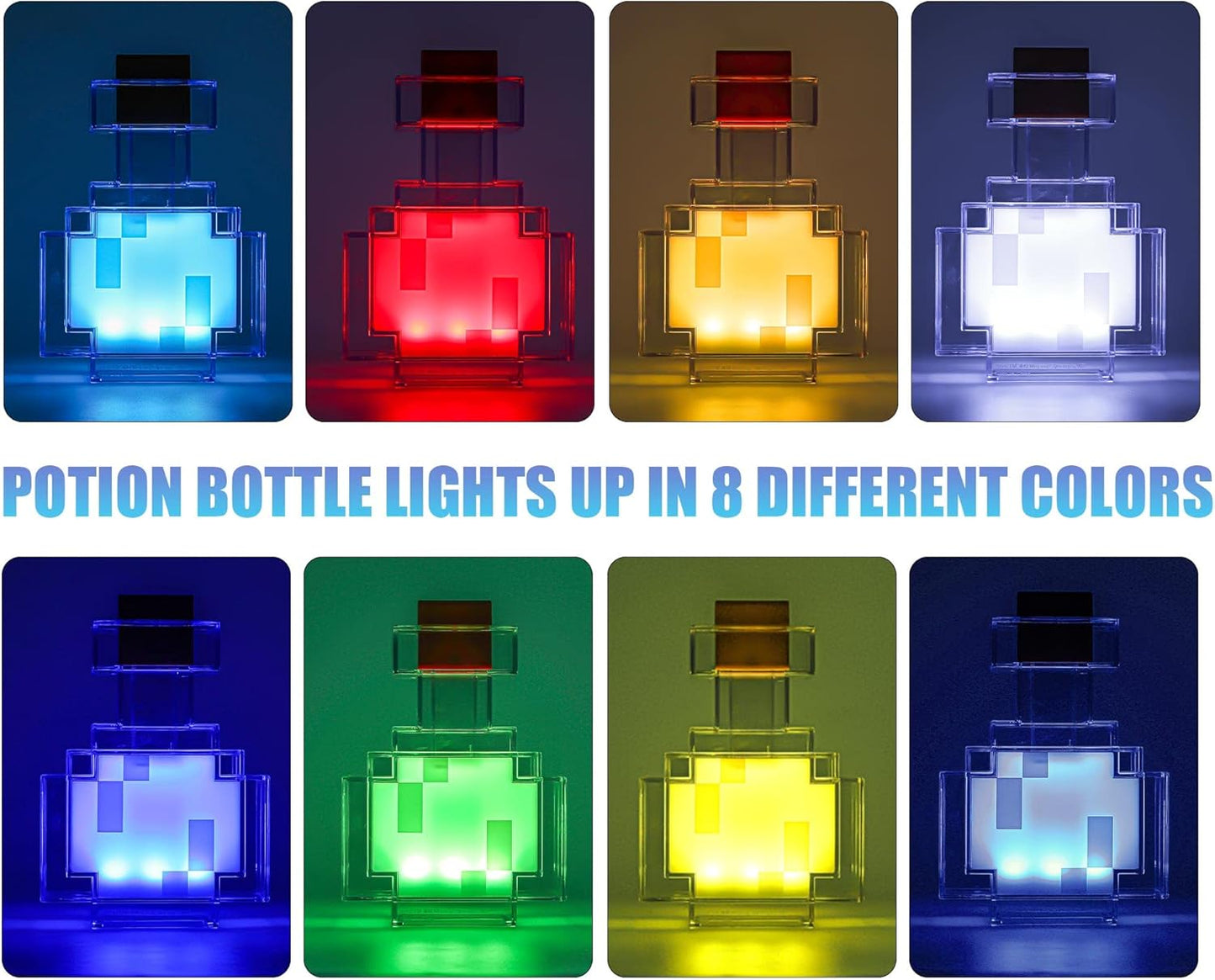 Minecraft Potion Bottle Lamp