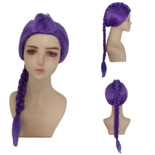 Kpop Demon Hunters Purple Wig