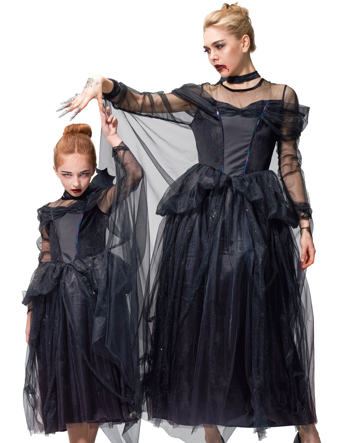 Women Black Gothic Witch Outfit