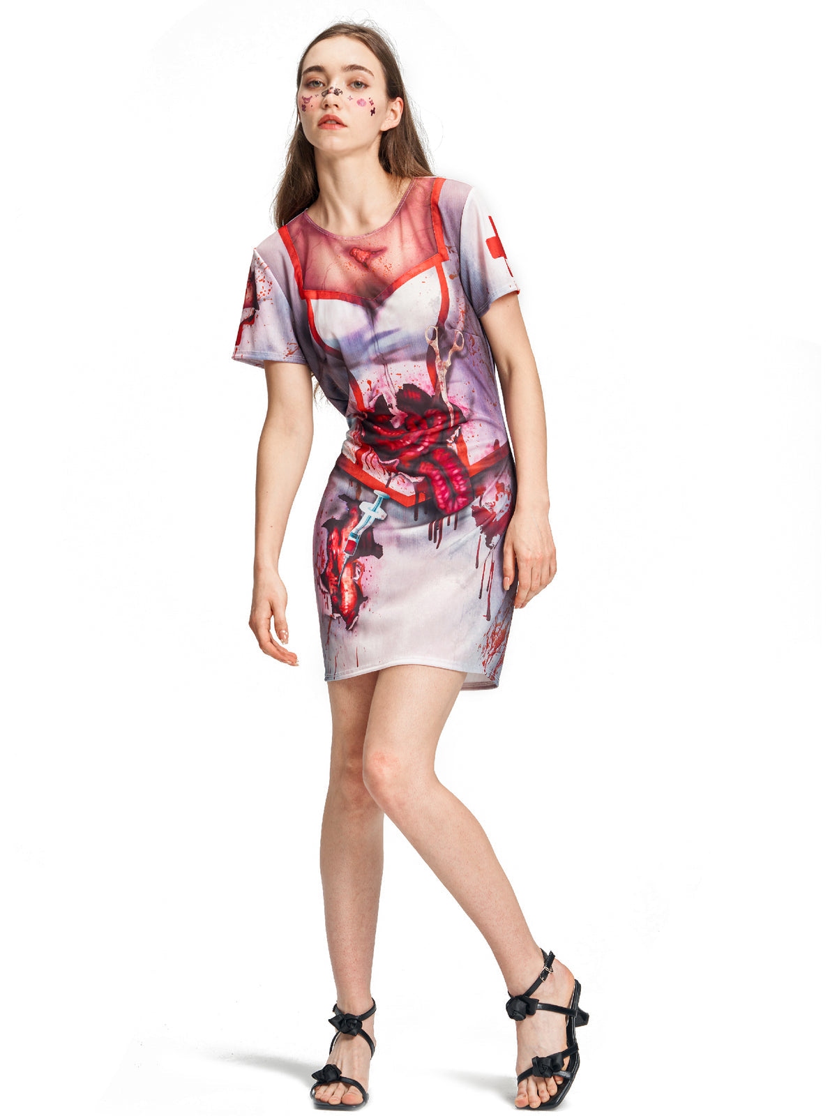 Women Zombie Nurse Dress