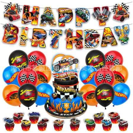 Hot Wheels Cars Birthday Set