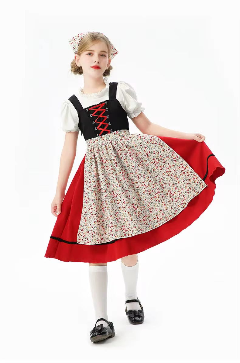 European Farm Girl French Dress