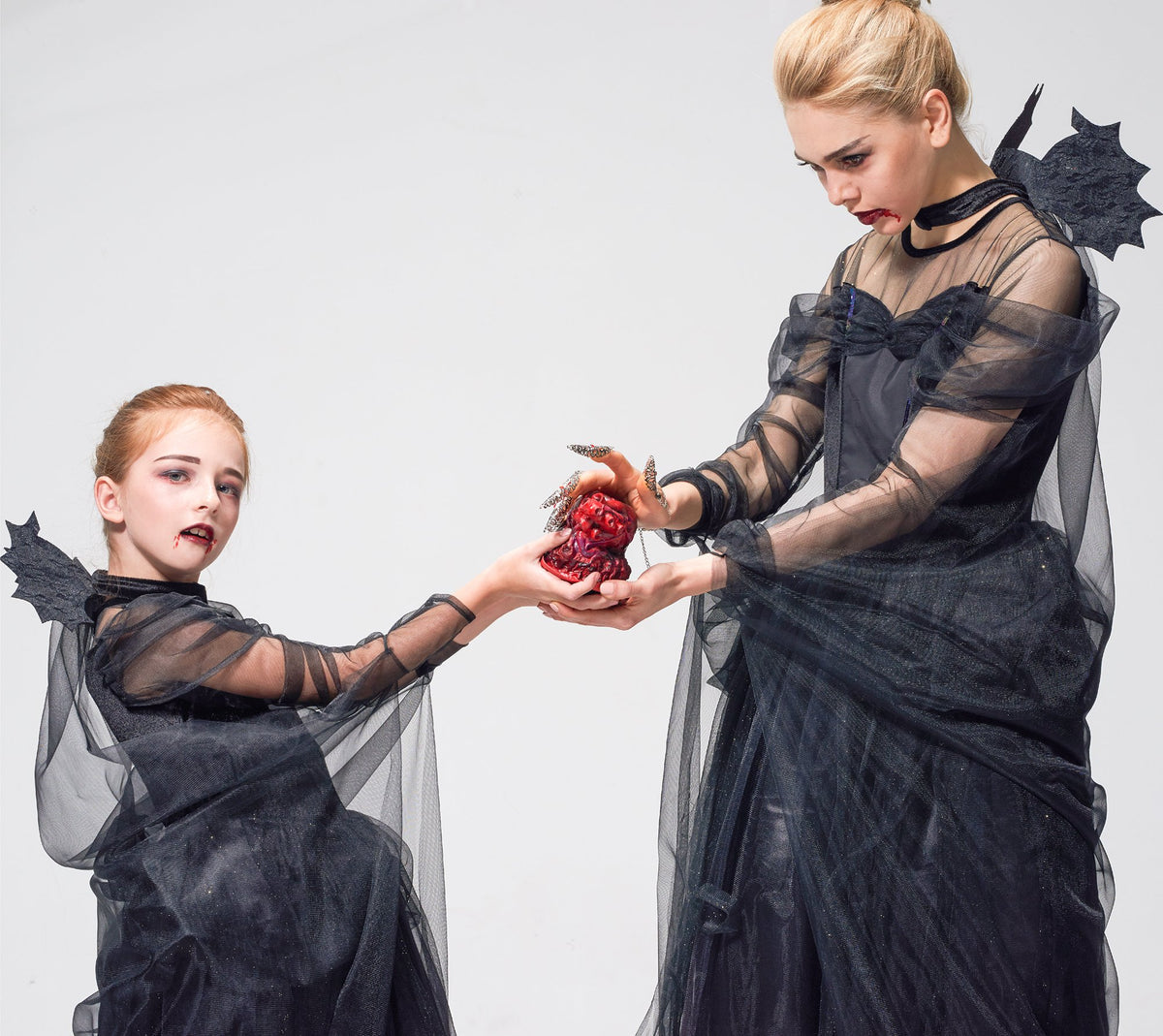 Women Black Gothic Witch Outfit