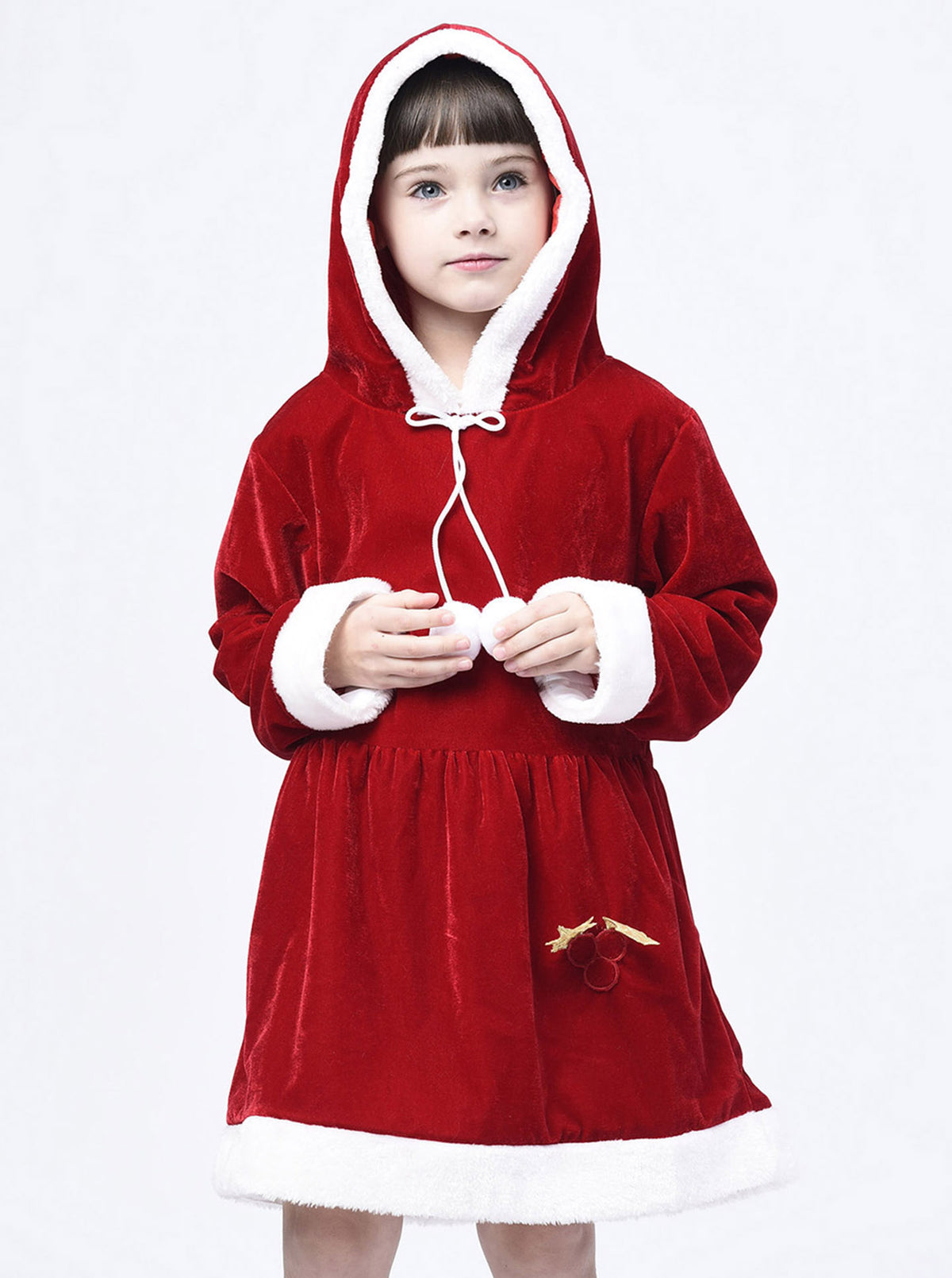 Girls Christmas Santa Dress