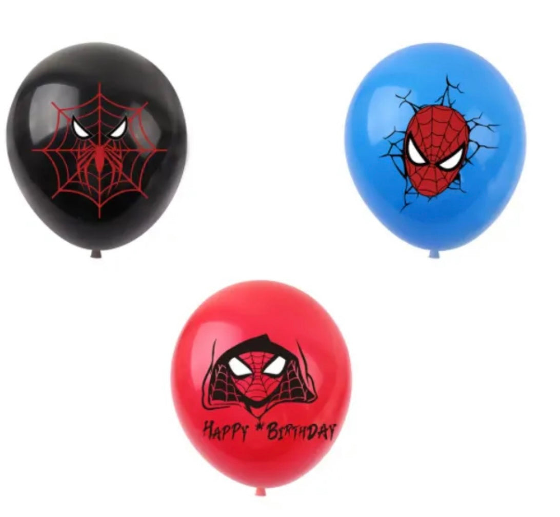 Spiderman Birthday Set