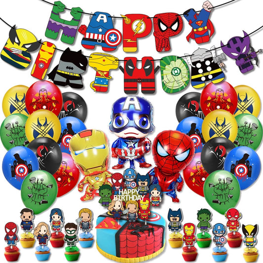 Superheroes Marvel Birthday Set