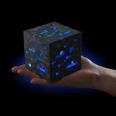 Minecraft Pixel Ore Lamp