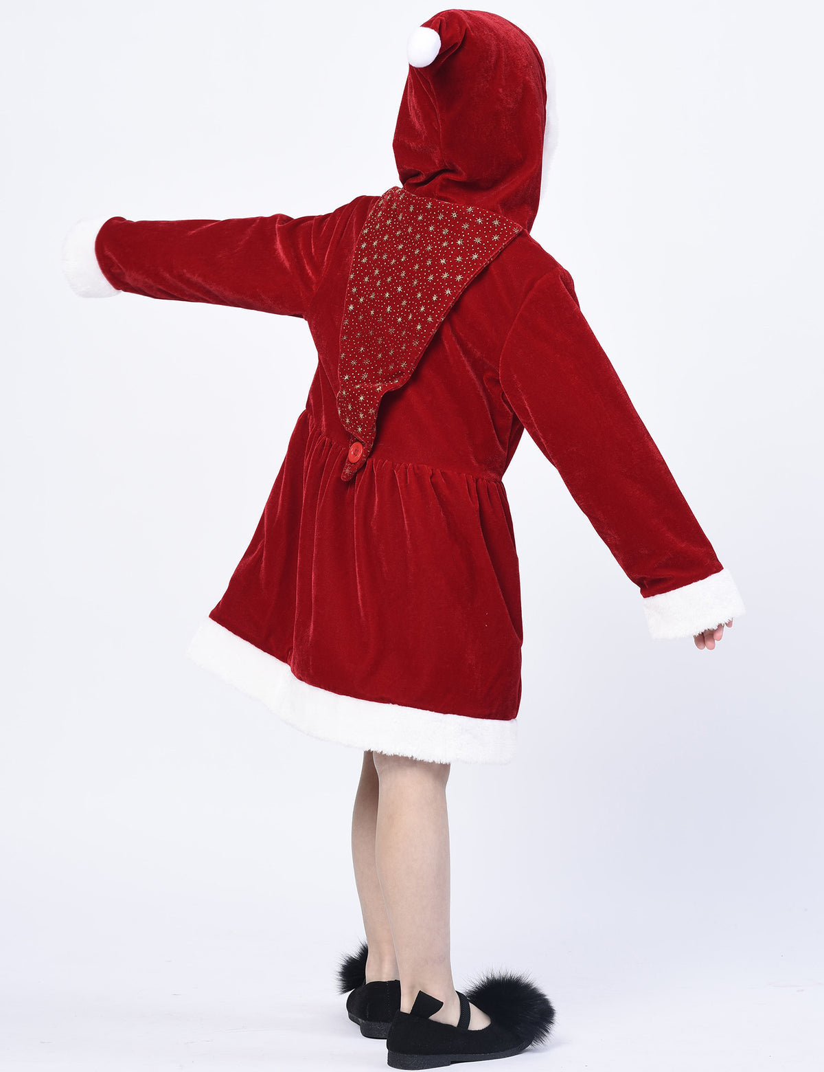 Girls Christmas Santa Dress