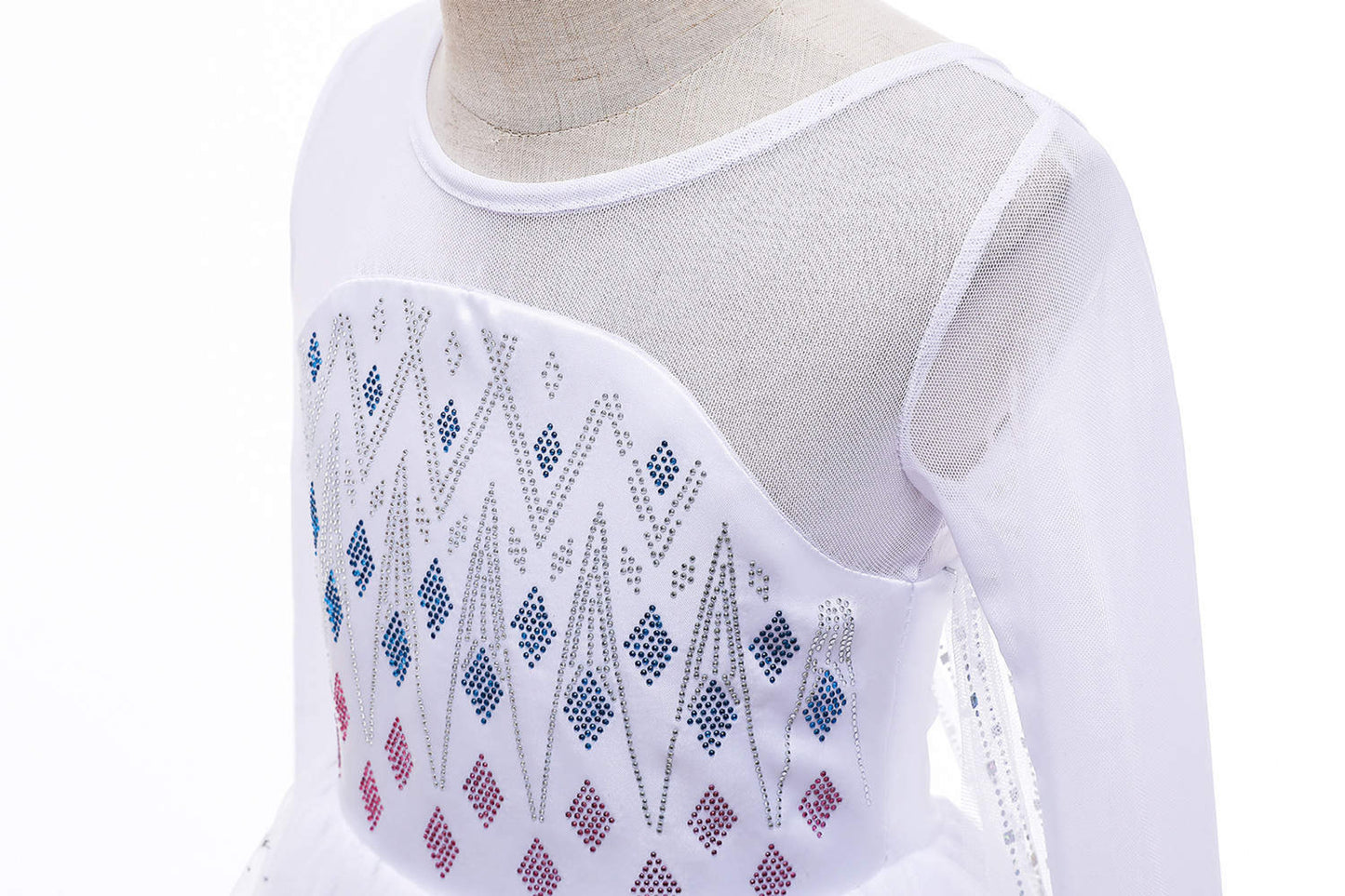 Princess Elsa White Dress