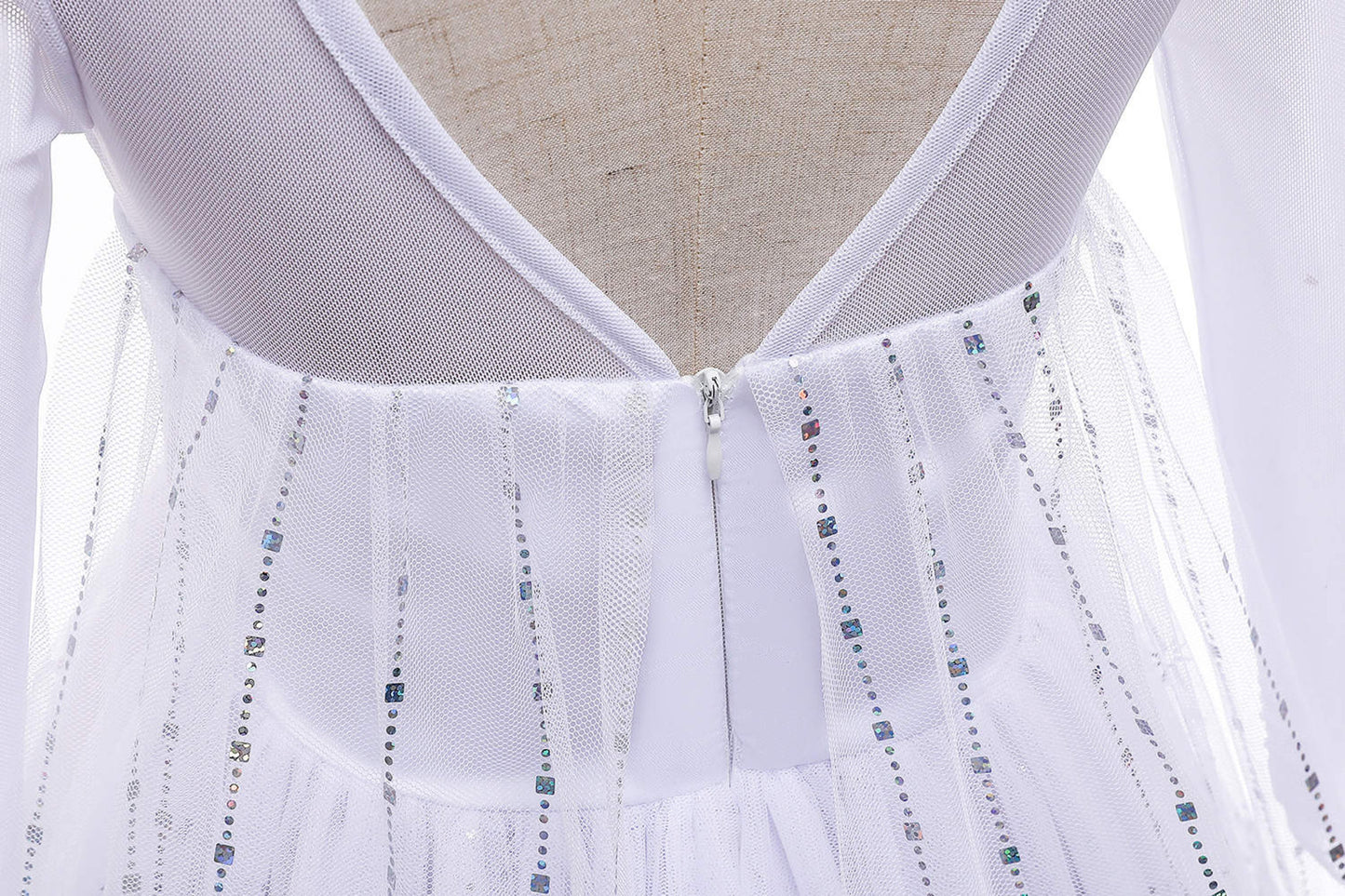 Princess Elsa White Dress