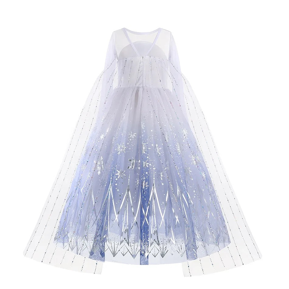 Princess Elsa White Dress