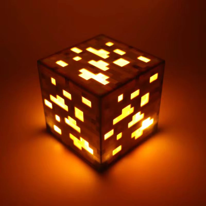 Minecraft Pixel Ore Lamp