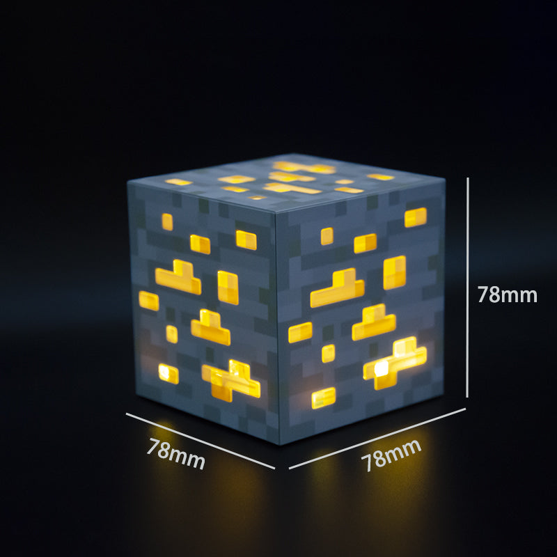 Minecraft Pixel Ore Lamp