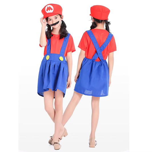 Girls Super Mario Costume