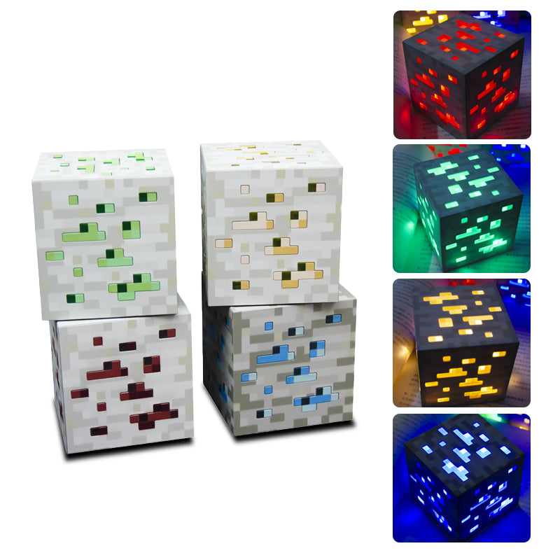 Minecraft Pixel Ore Lamp