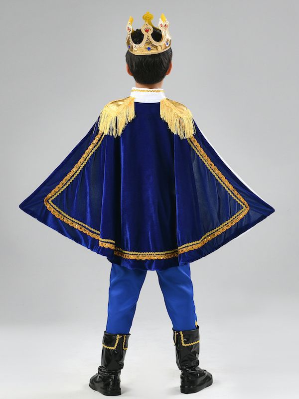Prince King Blue Costume