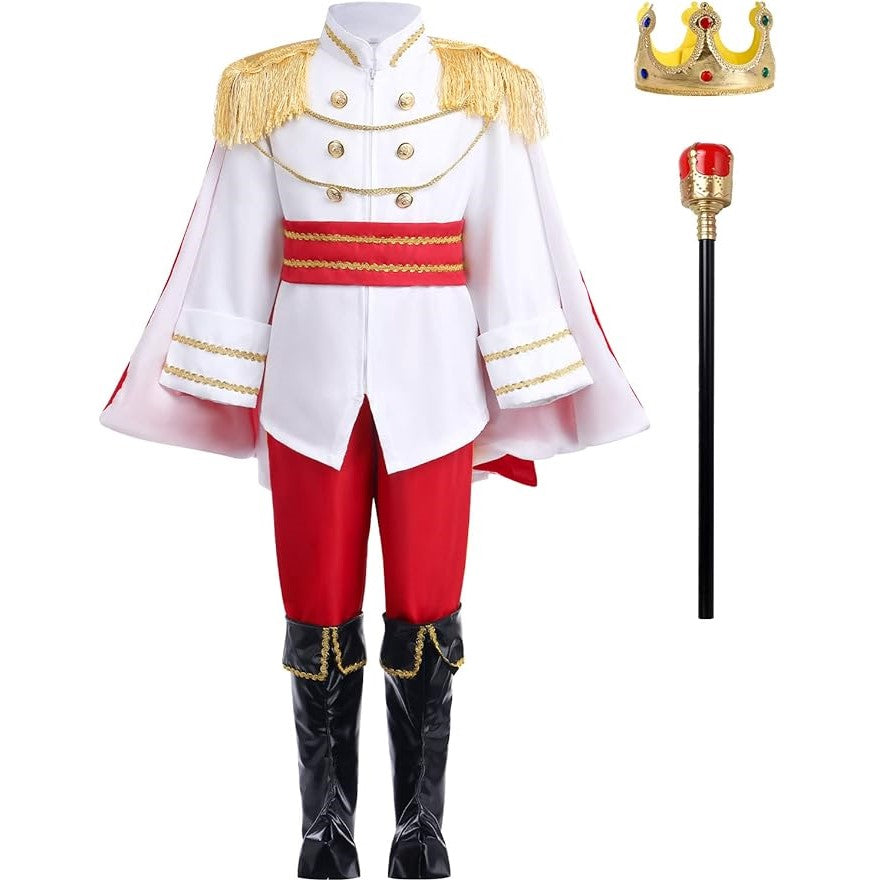 Prince King Red Costume